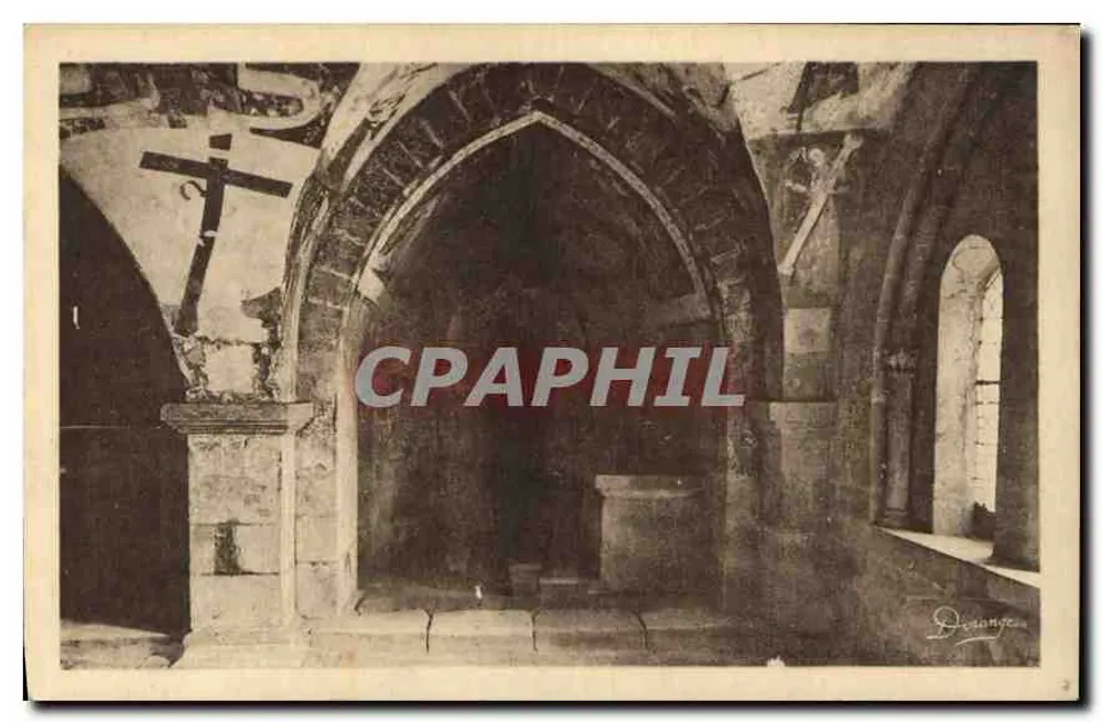 A Cripta — Igreja de Gargilesse (Indre) — D'Arinage - Frente