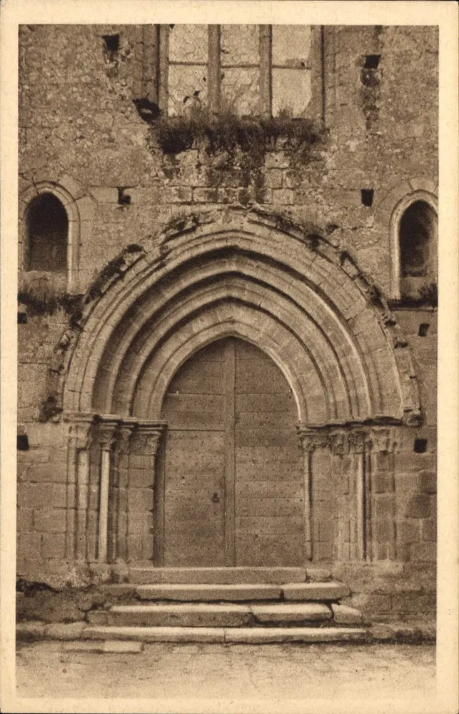 Saint-Benoît-du-Sault — Poort van de kerk — Uitgave Trompeau - Voorkant