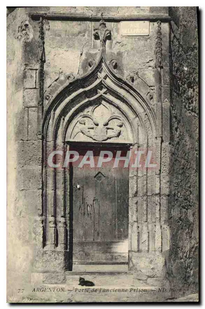 Argenton — Porta da antiga prisão — ND. N° 77 - Frente