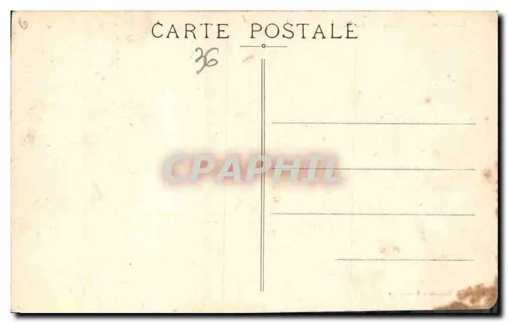 St-Gaultier (Indre) — O Canal — Edição L. Roudier - Verso