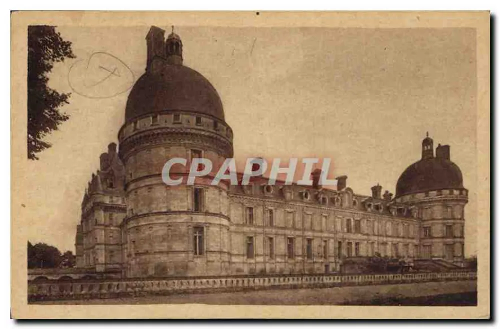 Castelo de Valençay — visão geral — edição G. Guillen, Châteauroux - Frente