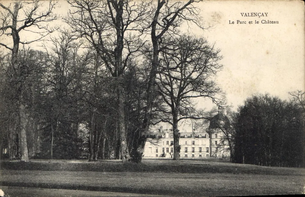 Valençay — O Parque e o Castelo — Edições Fernand R. - Frente