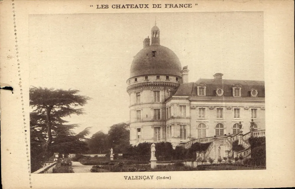 Castelo de Valençay — Indre — "Les Châteaux de France" - Frente