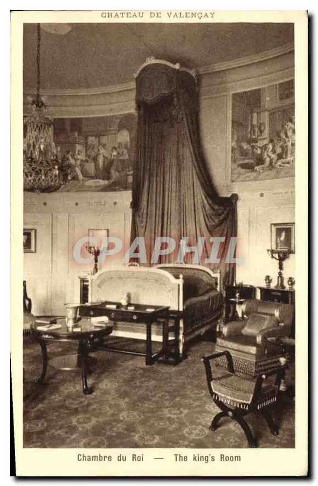 Sala do Rei — The king's Room — Castelo de Valençay - Frente