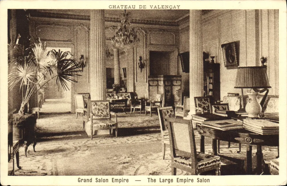 Schloss Valençay — Grand Salon Empire — Imp. Brazon, Paris - Vorderseite