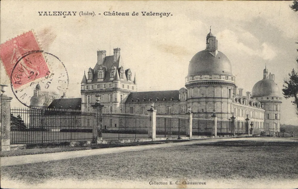 Valençay (Indre) — Castelo de Valençay — Coleção E. C. Châteauroux - Frente