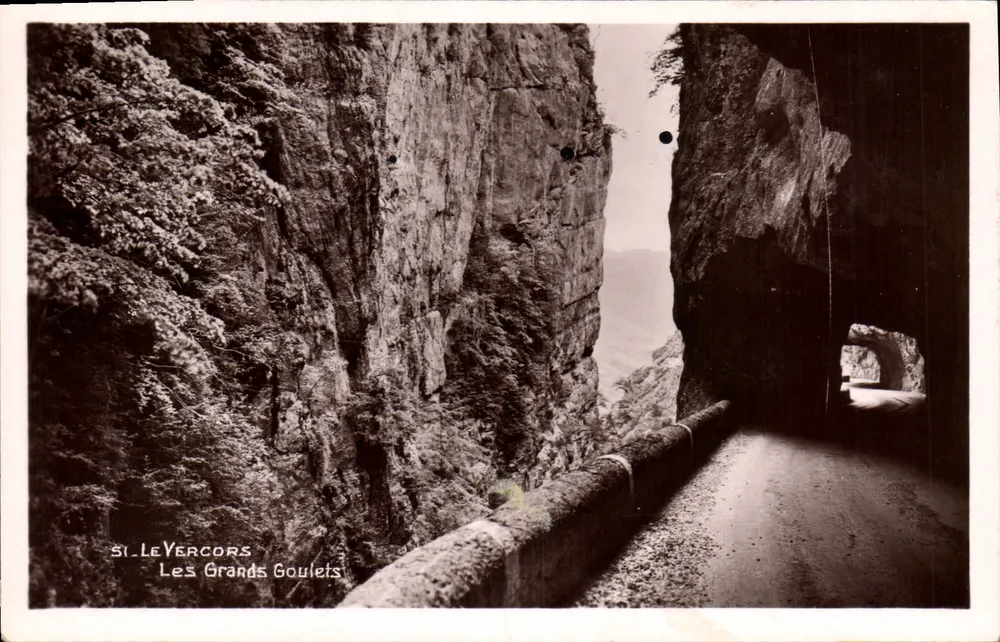 Saint-Levcorps — Os Grandes Goulets — editor 'Real Photo' C.A. de Strasbourg - Frente