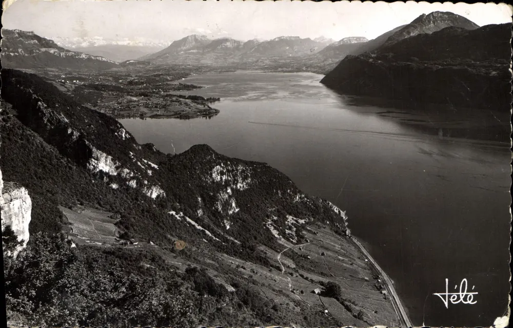 Panoramablick von Chambotte — Le Bourget d'Éole und kommunale Campingplätze — Edition Jélé - Vorderseite