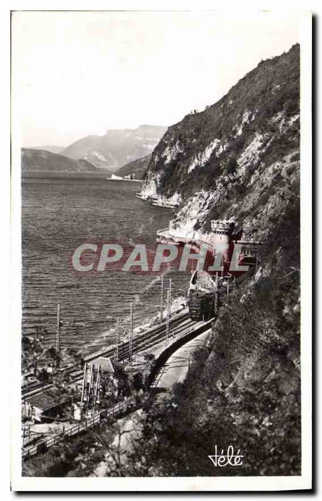 Lac du Bourget — Route de la Corniche - Les Tunnels — Éditions TELE - Recto