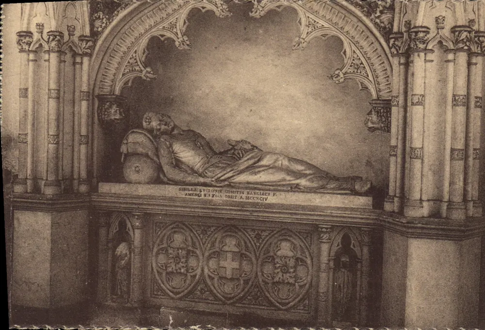 Grabmal von Sybille de Bausé — Abtei Hautecombe — n°73 - Vorderseite
