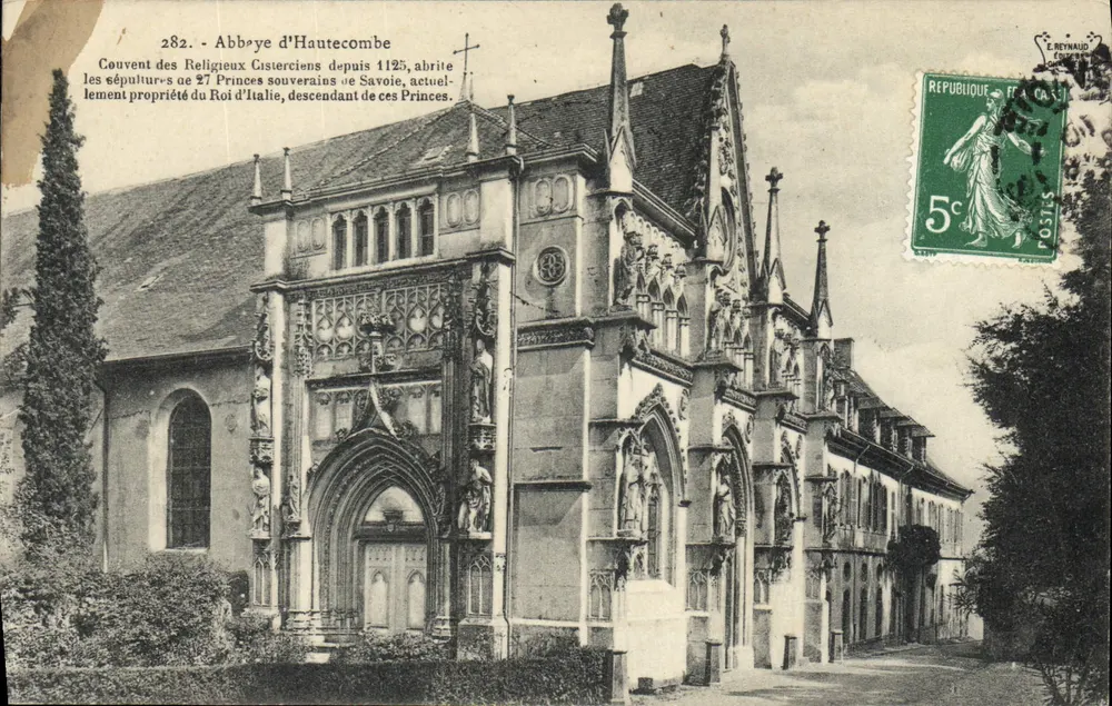 Abadia de Hautecombe — Convento dos Religiosos Cistercienses desde 1125 — E. Reynaud, n° 282 - Frente