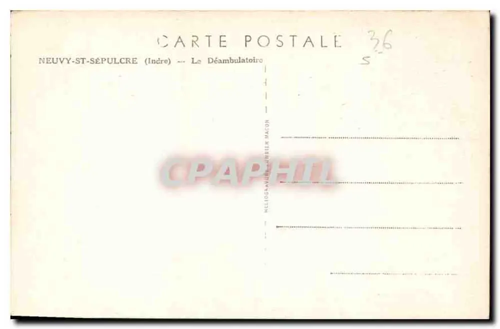 Neuwy-St-Sépulcre (Indre) — Der Ambulatorium — Héloïse Baudier Bacon - Rückseite