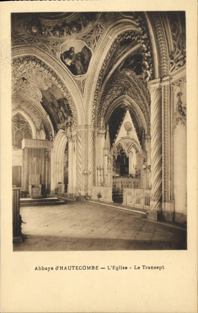 Abbazia di HAUTECOMBE — La Chiesa - Il Transepto - Recto