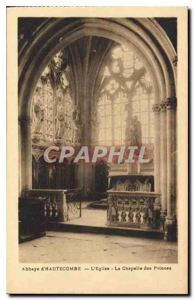 Abtei HAUTECOMBE — Die Kirche - Die Kapelle der Prinzen - Vorderseite