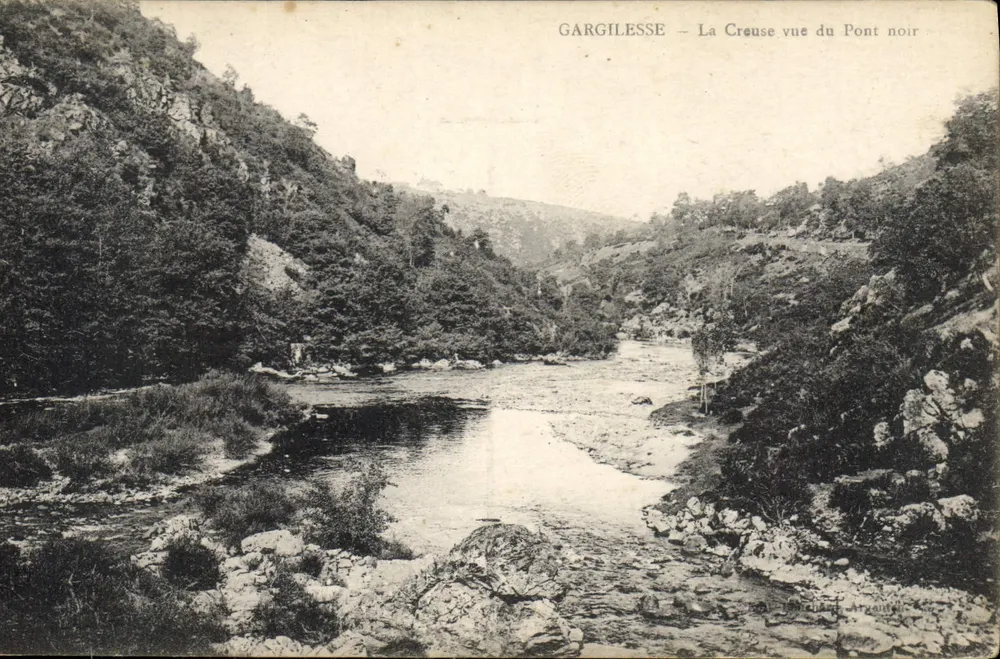 Gargilesse — La Creuse aus Sicht des Pont noir — Chirac Argentil - Vorderseite