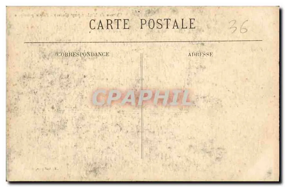 Castelo de Valençay (Indre) - Entrada principal — A. P. Andrieu, Editor - Verso