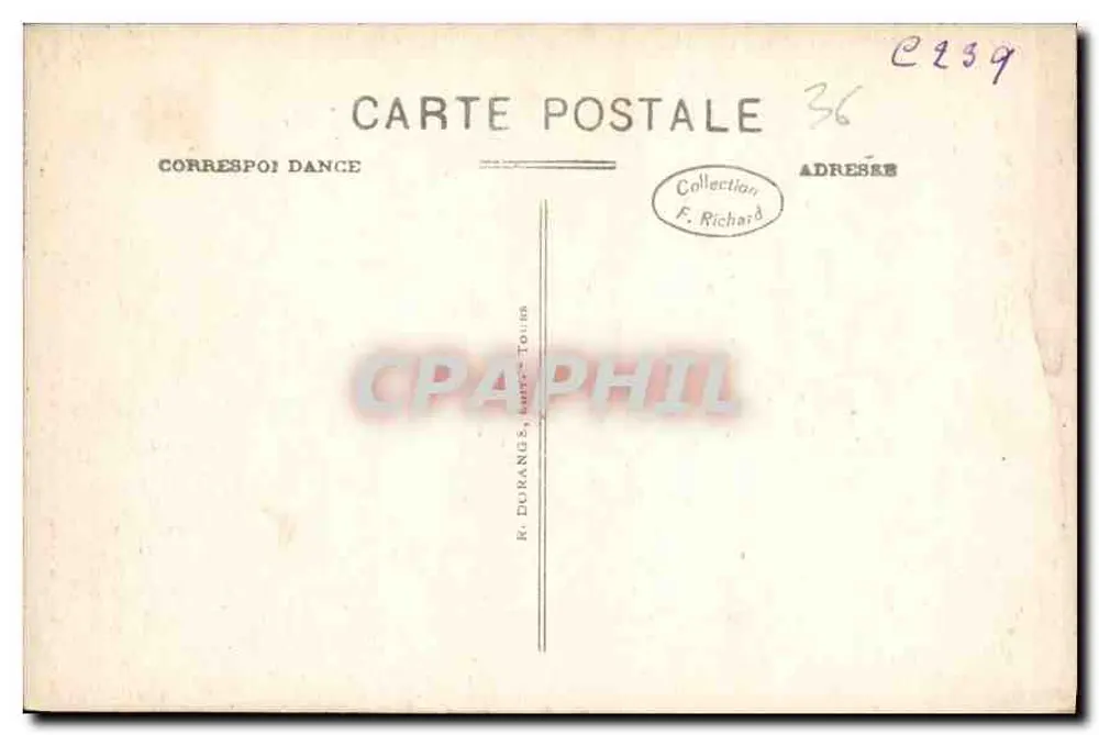 Gargilesse (Indre) — Die Fresken der Kapelle — R. D. - Rückseite