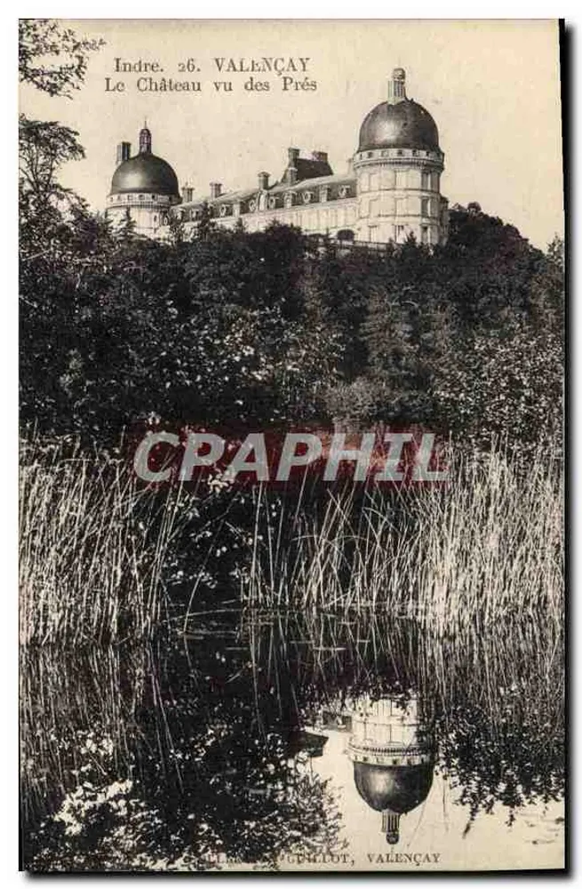 Valençay — O Castelo visto dos Prados — Editor: Valençay, Valençay - Frente