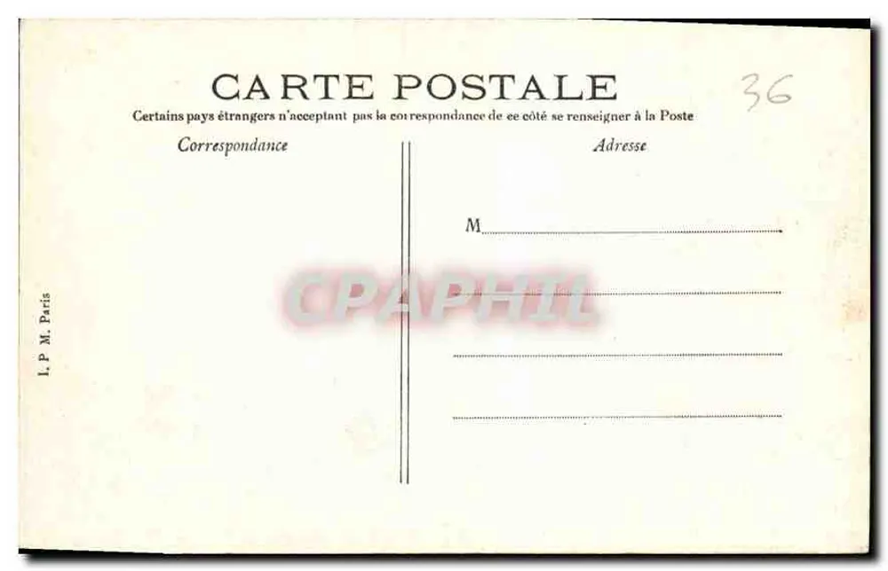 Castelo de Valençay (Indre) — Facha Principal — Livraria Andejean-Buquet em Valençay - Verso