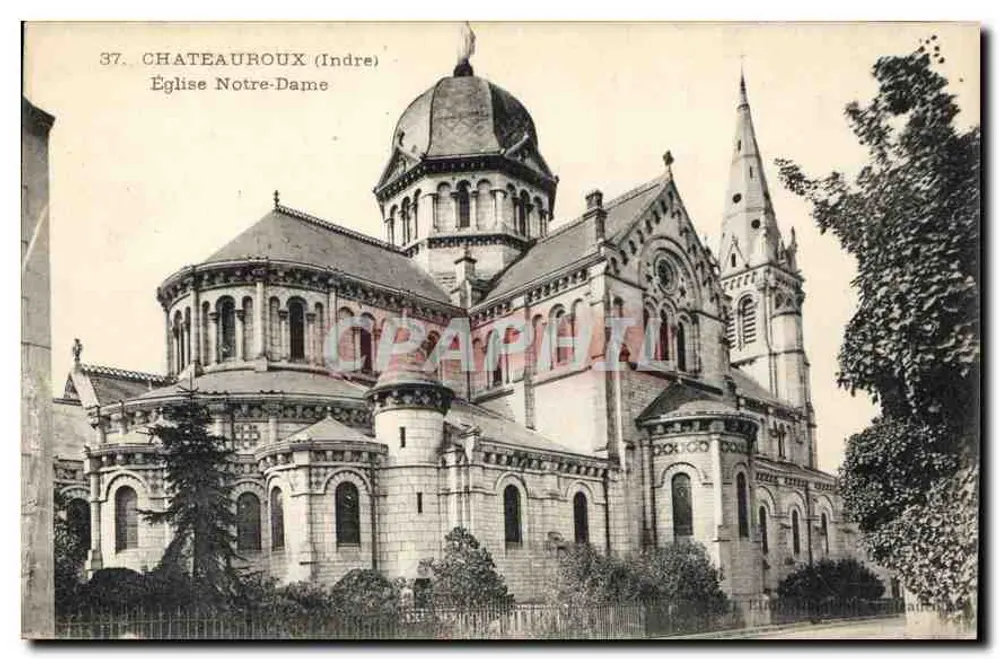 Châteauroux (Indre) — Igreja de Nossa Senhora — n°37 - Frente