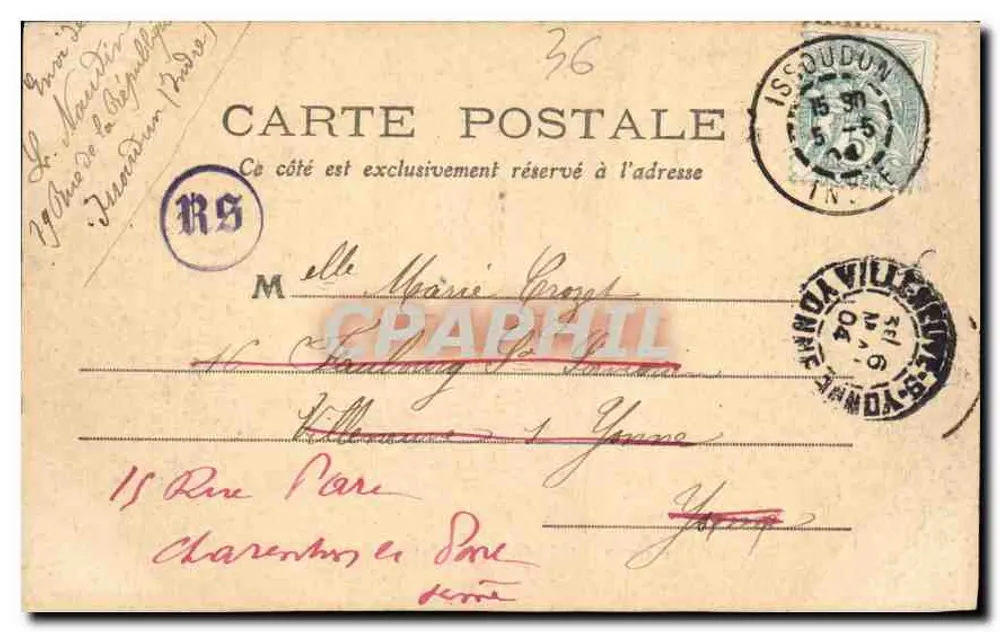 Gargilesse - o Abismo — Indre — 147 — M.T. — L.L. - Verso
