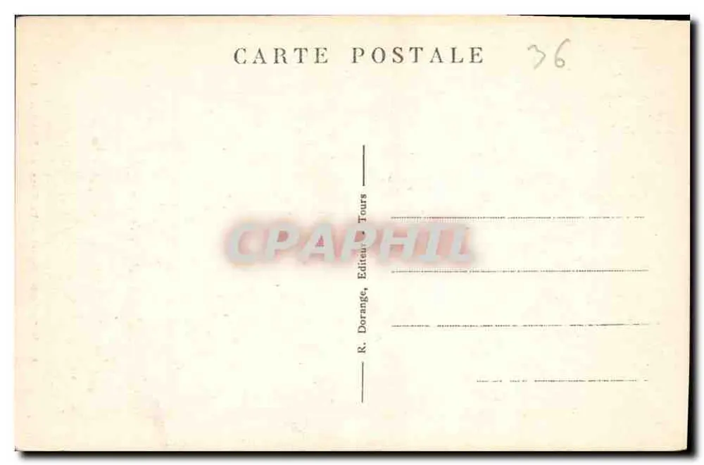 Gargilesse (Indre) — La Creuse am Pont Noir — R.D. n°32 - Rückseite