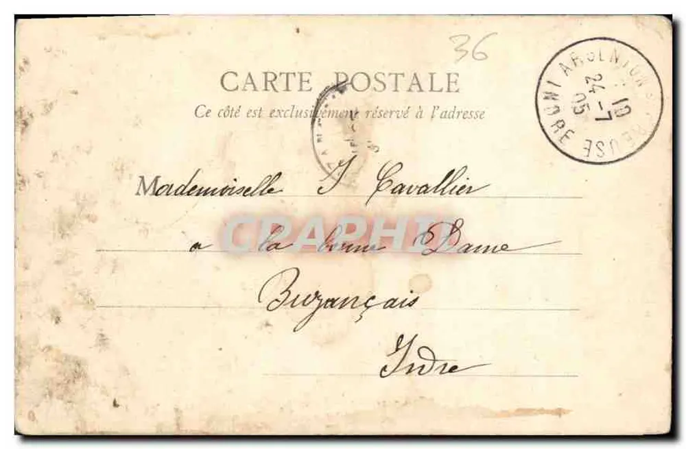 Argenton — Vista geral — B.F. Paris - Verso