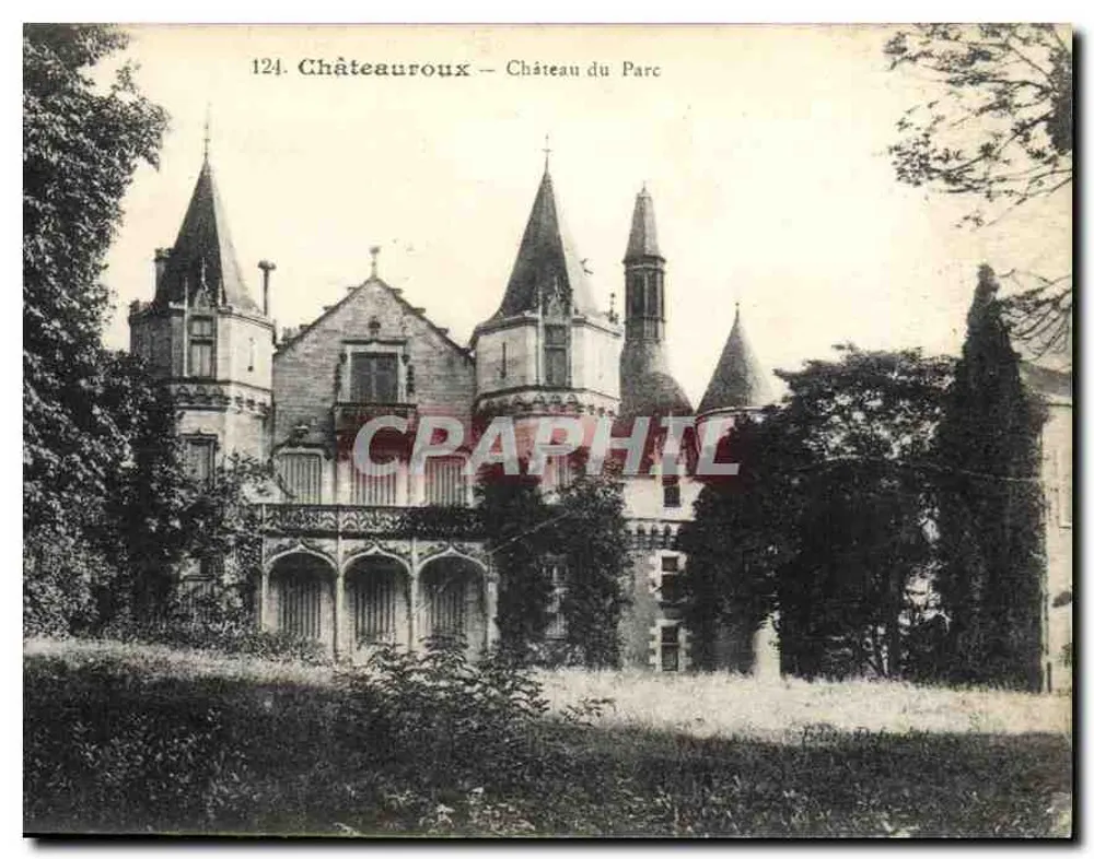 Châteauroux — Castelo do Parc — n°124 - Frente