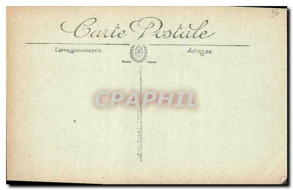 Châteauroux — Ansicht der Indre und des Schlosses Raoul — LL - Rückseite