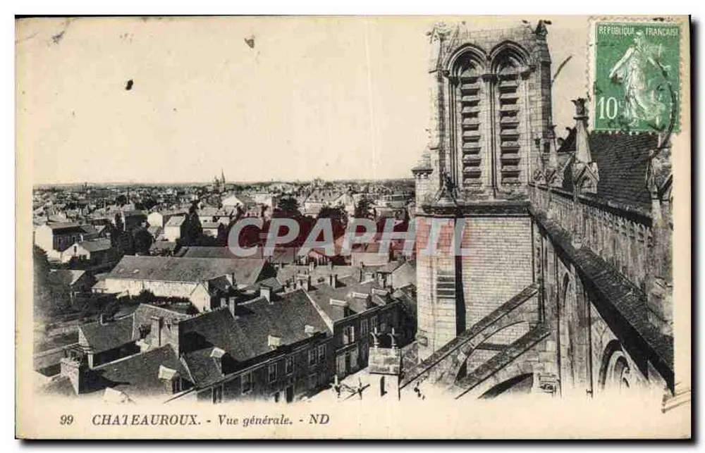 Châteauroux - Vista geral - ND - Frente