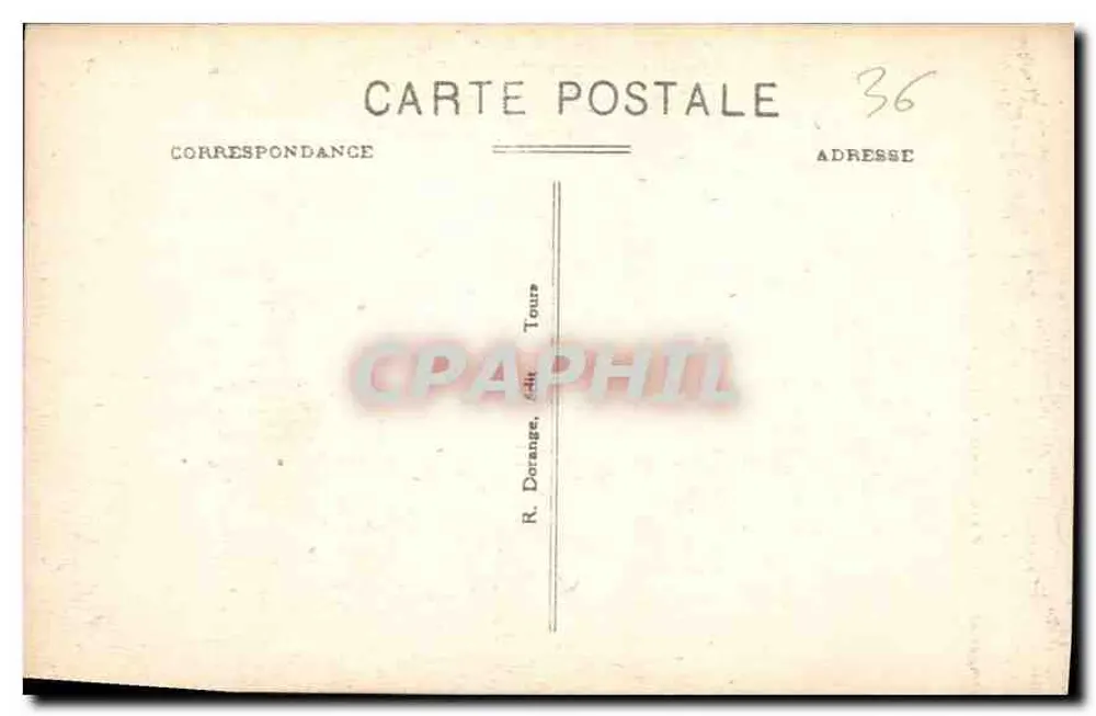 Valençay (Indre) — Das Schloss (Nord-Ostseite) — R. D. - Rückseite