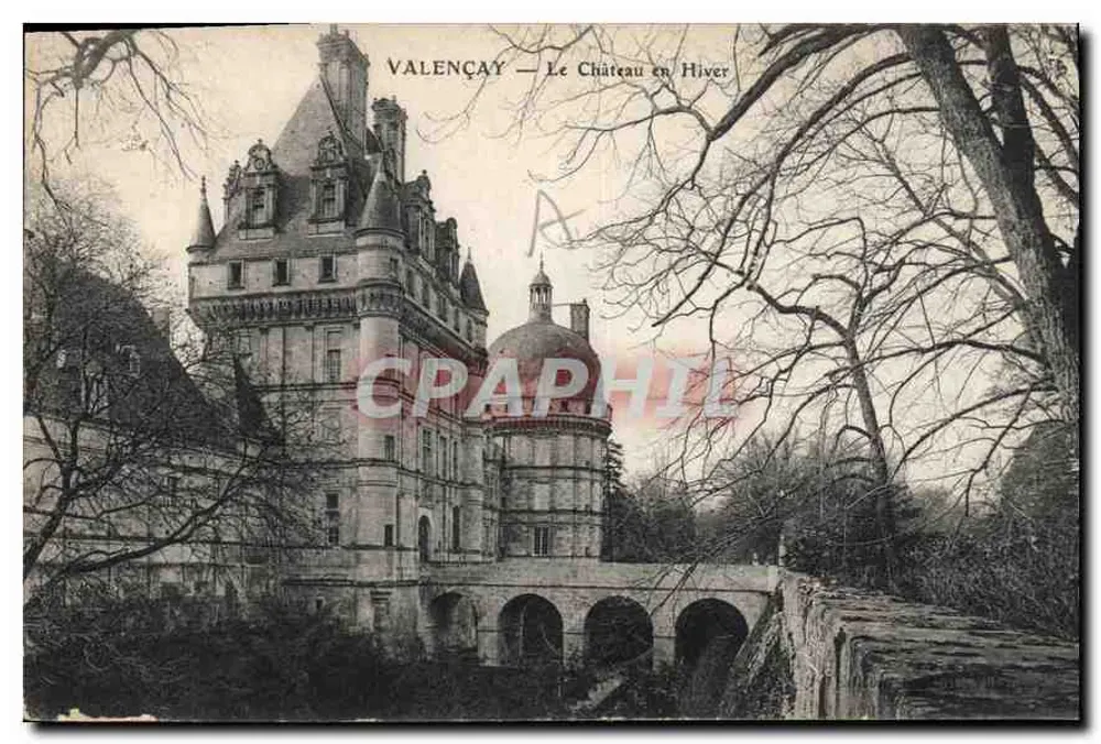 Valençay — O Castelo no Inverno — Editor: A. Valençay - Frente