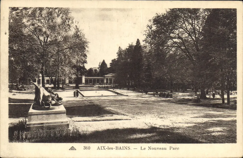 AIX-les-BAINS — O Novo Parque — CP dos ANS, n°360 - Frente
