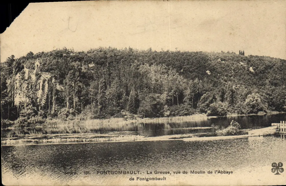 La Greuse, Ansicht des Mühlen der Abtei - Fontgombault - Vorderseite