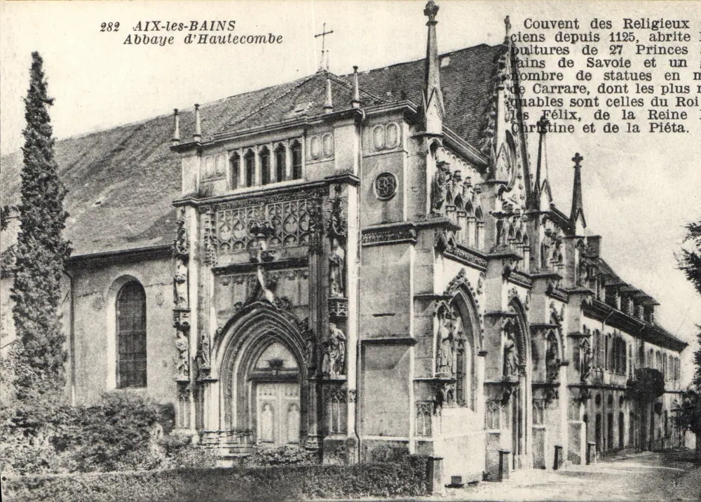 Aix-les-Bains — Abadia de Haute-combe — Coleção 'La Plus Belle' - Frente