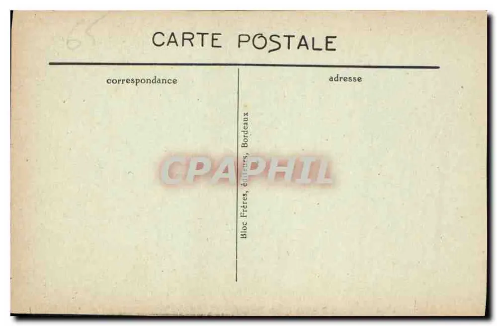 Cauterets — Vista general tomada desde Pauze-Vieux — BR-922 - Reverso