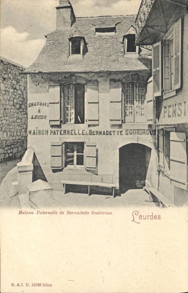 Vatershaus von Bernadette Soubirous — Lourdes — R.&J. 10786 - Vorderseite