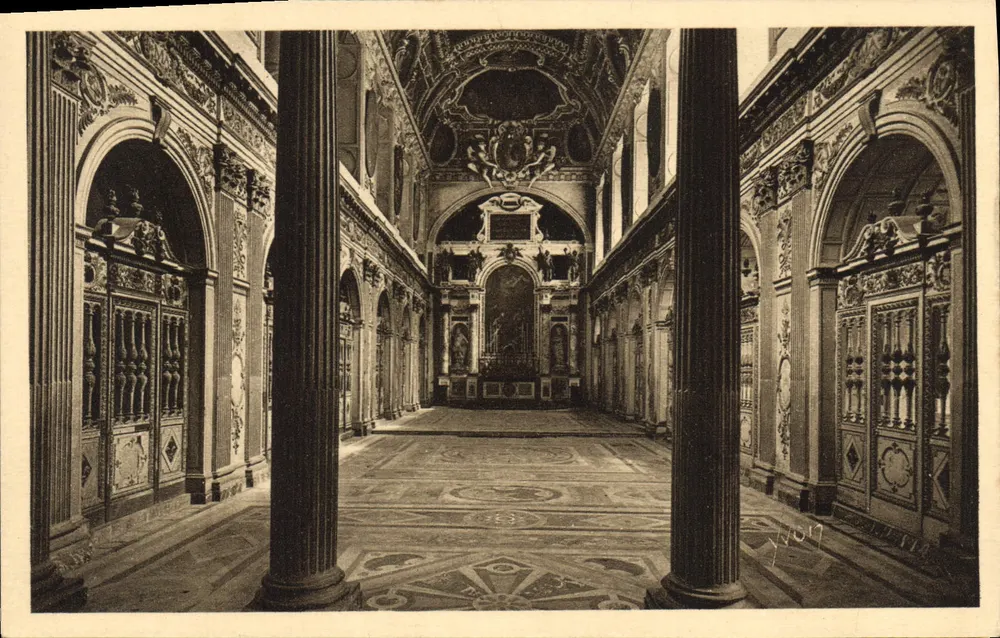 Palácio de Fontainebleau — A Capela — Edição de Arte YVON - Frente