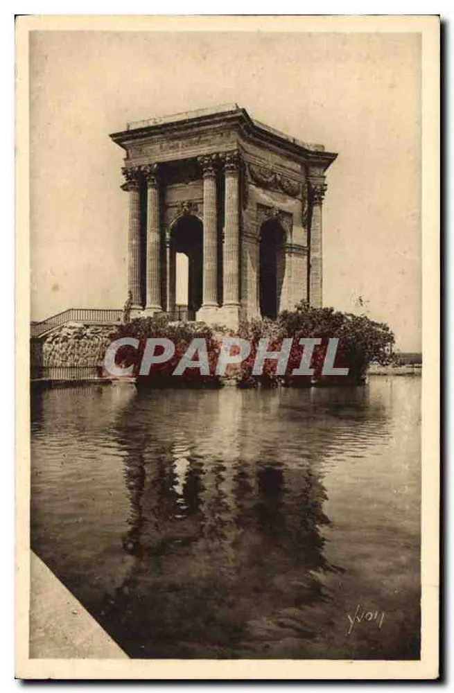 O Château d'Eau em Montpellier — Hérault — Éditions d'Art Yvonne, Paris - Frente