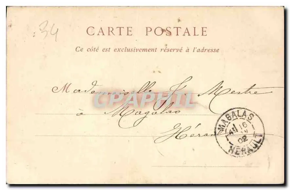 Montpellier — A Estátua de Luís XIV — Collections ND. Phor. - Verso