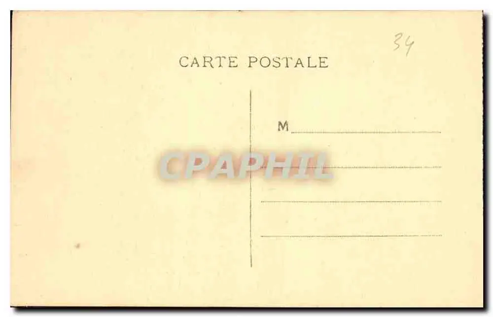 Der Cloister, Seite des Kapitelhauses — Abtei Valmagne — Umgebung von Mèze (Hérault) — Edit. Brouzet Delpy - Rückseite