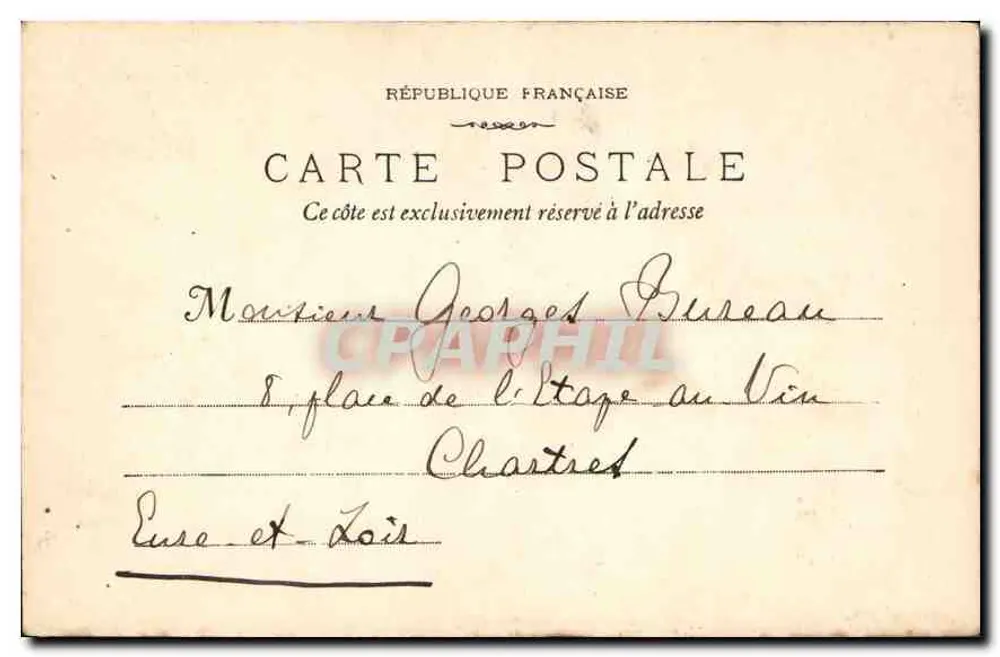 Montpellier - A Igreja de São Roque — Fototipia E. Lacour — Marselha, 1907 - Verso