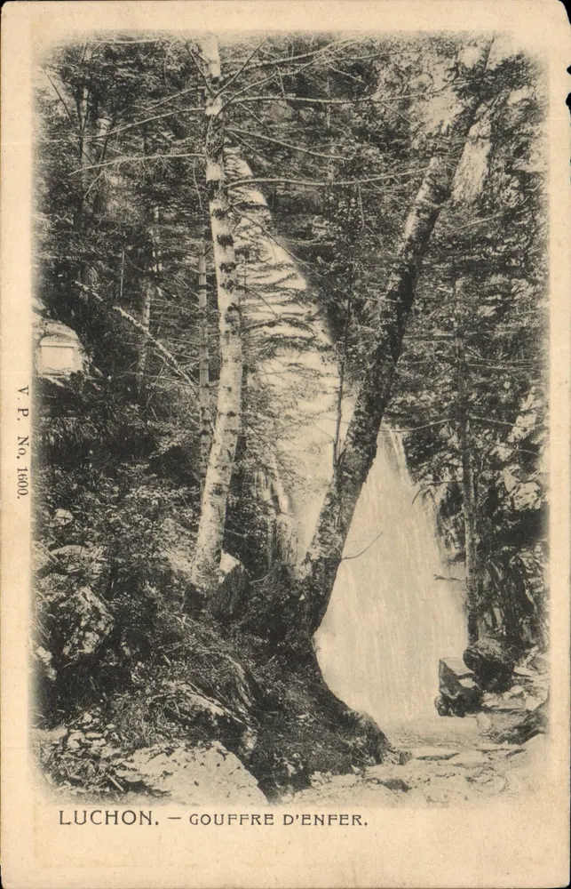 Luchon — Gouffre d'Enfer — V.P. No. 1600 - Frente