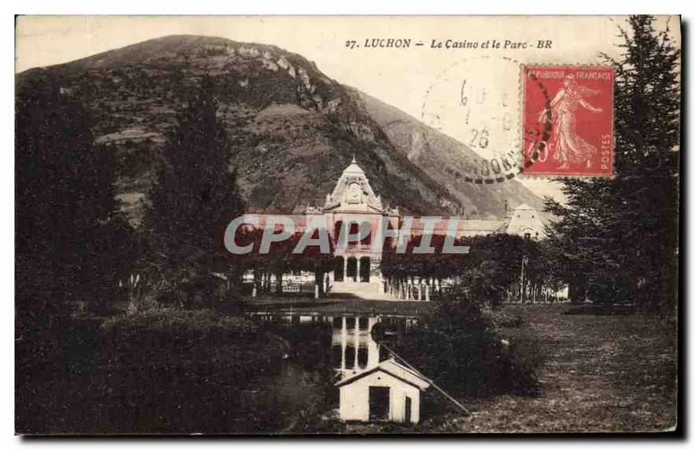 Luchon — O Casino e o Parque — BR - Frente