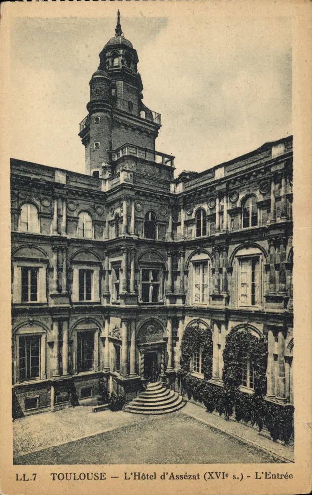 Toulouse — L'Hôtel d'Assézat (16. Jahrhundert) — Die Eingangshalle - Vorderseite