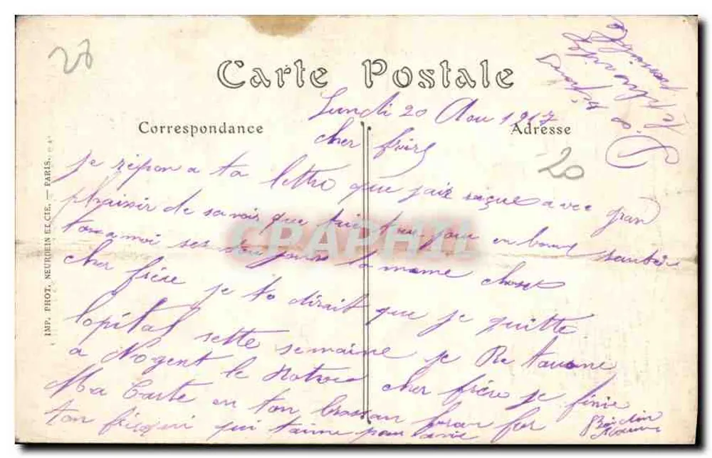 Chartres — Estátua de Marceau — ND. Fot. - Verso