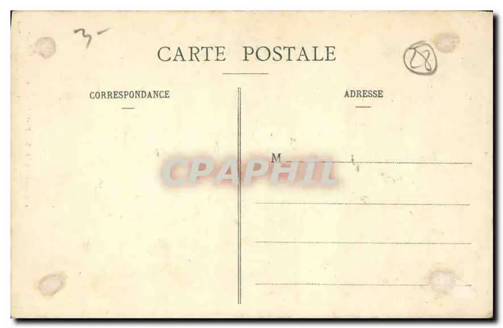 Chartres - Zuidpoort van de Kathedraal — Ch. Foucault, uitgever, Dreux - Achterkant