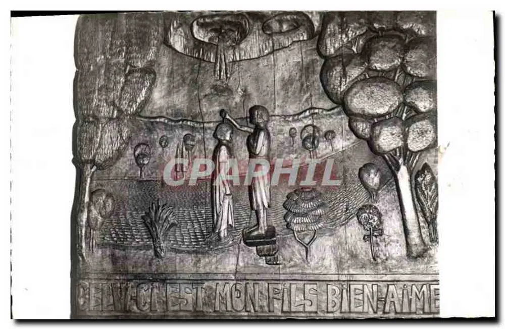 Dreux — Kirche Notre-Dame des Rochelles — Relief des Taufaltars - Vorderseite