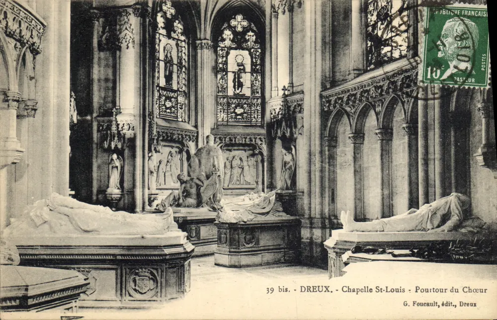 Dreux - Kapelle Saint-Louis: Pouttour des Chors — G. Foucault, Verlag, Dreux - Vorderseite