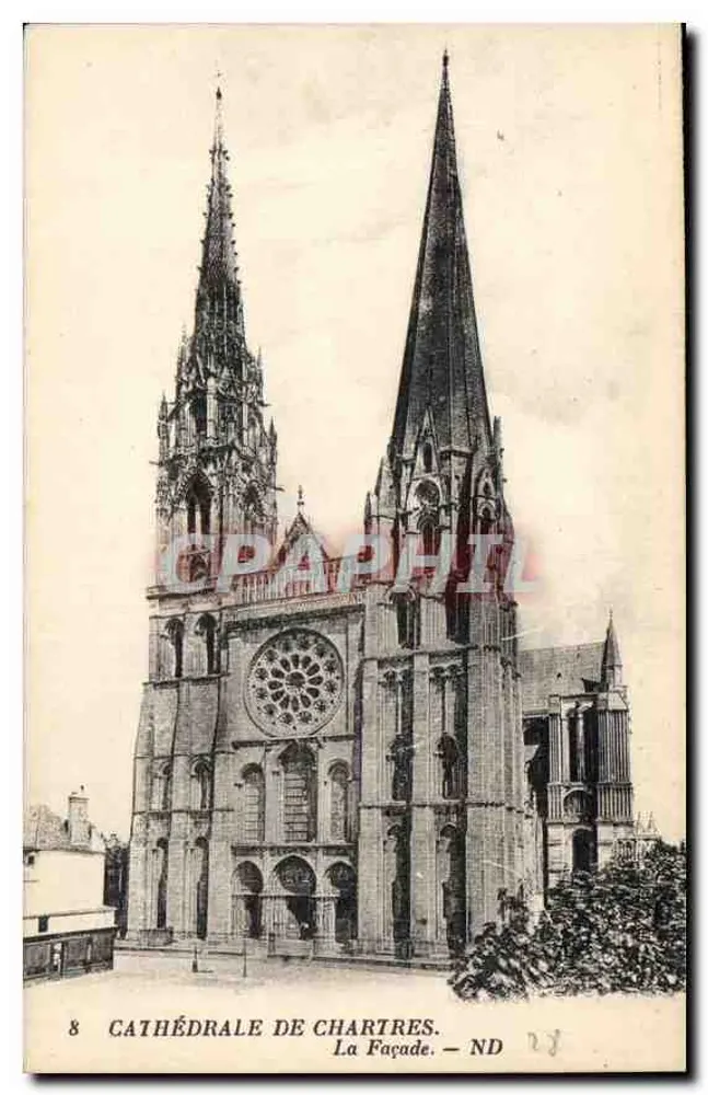 Catedral de Chartres — A Facha — ND - Frente